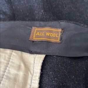 All Wool Black Women's Trousers